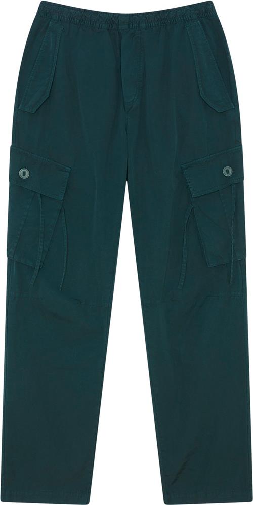 Se Wood Wood Wwstanley Cargo Trousers Mand Forest Green Casual Bukser Str M - hos Magasin ved Magasin