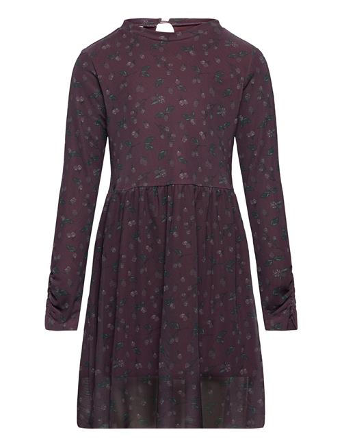 Minymo Dress Ls Aop Minymo Purple