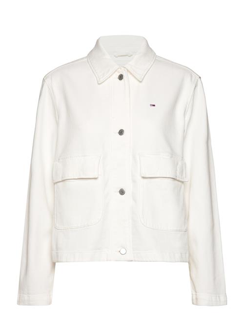 Tjw Gmd Cotton Jacket Tommy Jeans White