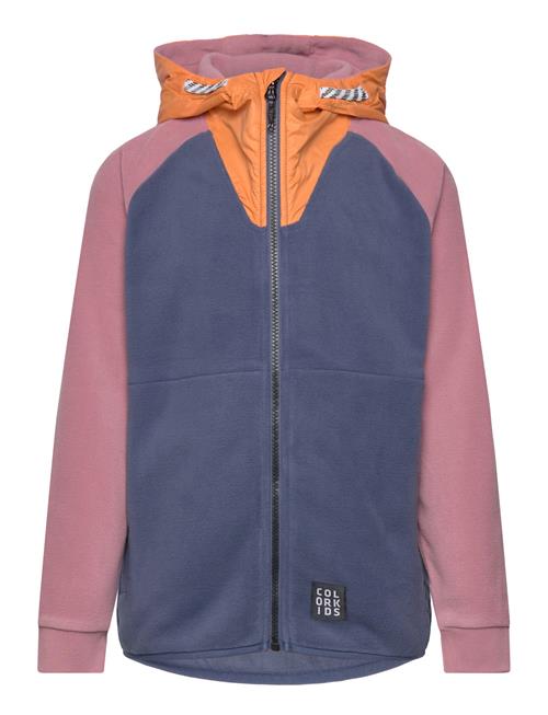 Color Kids Fleece Color Jacket - W. Hood Color Kids Blue