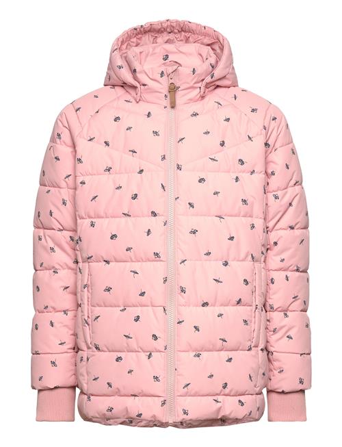 Jacket Quilted Aop Minymo Pink