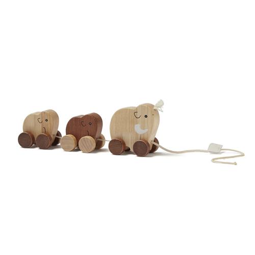 Se Kid's Concept Neo Mammoth Træk-sammen Legetøj Brun | Brun | 1-4 ved Babyshop