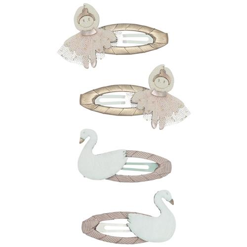 Se Mimi & Lula 4 Clic Clacs - Swanlake Swanlake Hårklemme Sæt i Mystical Shades |  | 0 ved Babyshop