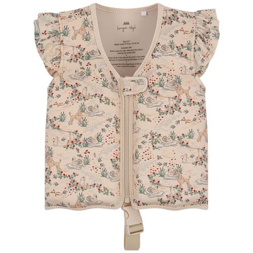 Konges Sløjd Blomstret Svømmevest Mizumi | Beige | 2-3