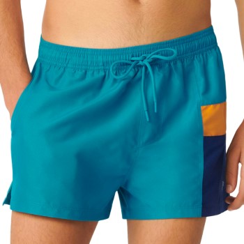 Sloggi Badebukser Men Shore Sea Goldie Boxer Swim Shorts Turkise polyester X-Large Herre