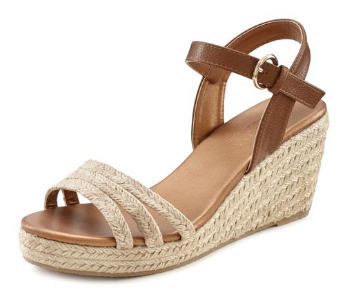 LASCANA Sandaler  beige / brun