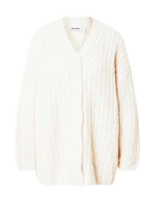 WEEKDAY Oversized cardigan 'Leyla'  hvid