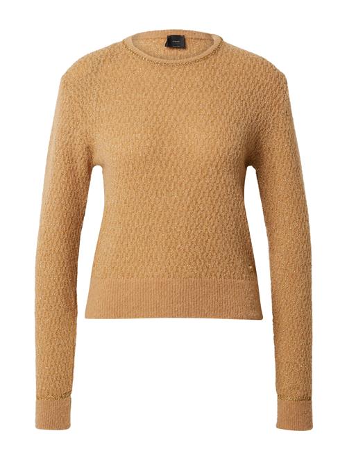 PINKO Pullover  lysebrun / guld