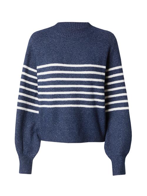 JDY Pullover  natblå / hvid