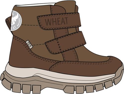 Wheat Winterboot Millas Tex Cognac Støvler Str 33 - Uld hos Magasin