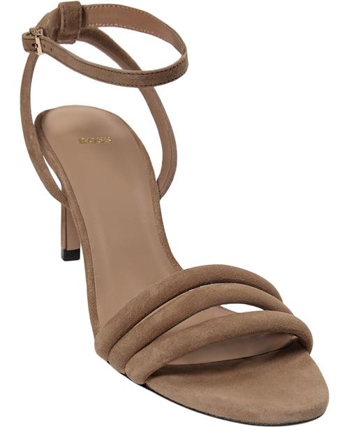 BOSS Janet_Sandal70_Besd Kvinde Light/pastel Brown Højhælede Sandaler Str 42 - hos Magasin