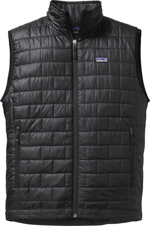 Patagonia PAT M Nano Puff Vest, Black Mand Sort Veste Str XL - hos Magasin