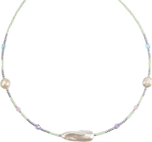 Hultquist Sia Necklace Length: 35 cm + 5 cm flex - Perlehalskæder hos Magasin