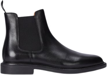 Polo Ralph Lauren Calf Leatherasher Chlsea-bo-mcb Mand Sort Chelsea Boots Str 42 - hos Magasin