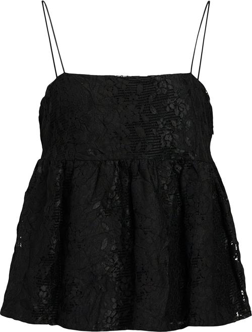 Object Objbobbi LO Singlet TOP E SS Fair 2 Kvinde Black Toppe Str 38 - hos Magasin