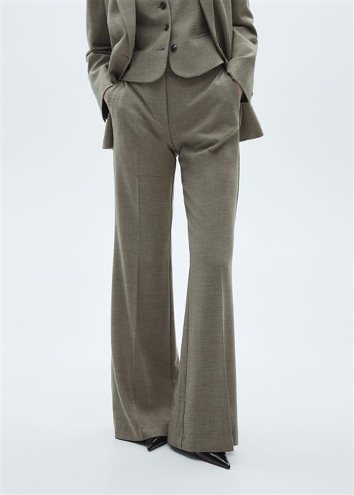 MANGO Trousers .- Liam Kvinde Beige - Khaki Bukser Str 32 - hos Magasin