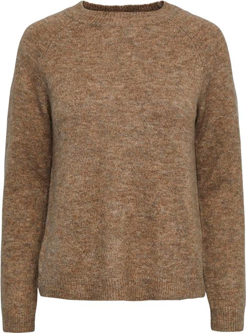 Se Pieces Pcjuliana LS Oneck Knit Noos BC Kvinde Fossil Sweaters Str XL - hos Magasin ved Magasin