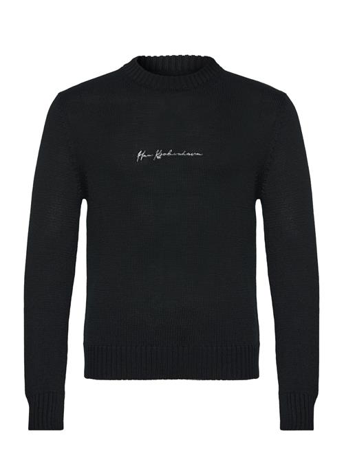 Shadow Script Crewneck Knit HAN Kjøbenhavn Black