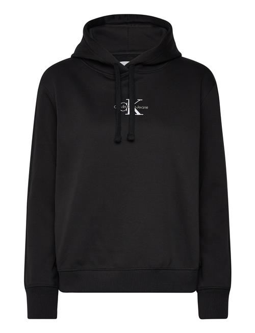 Calvin Klein Jeans Monologo Regular Hoodie Calvin Klein Jeans Black