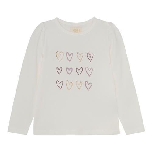 Se Creamie T-shirt LS Cloud Cloud langærmet T-shirt White | Hvid | 80 cm ved Babyshop