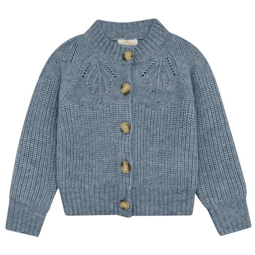 Creamie Cardigan Knit Bering Sea | Marine blå | 80/86 cm