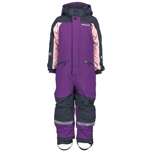 Se Didriksons NEPTUN K COVER 3, Royal Purple Neptun Winter Coverall Royal Purple | Lilla | 130 cm ved Babyshop