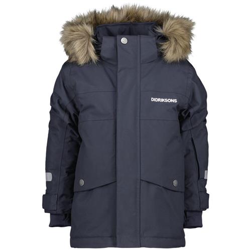 Se Didriksons Bjärven Parka Navy | Marine blå | 130 cm ved Babyshop