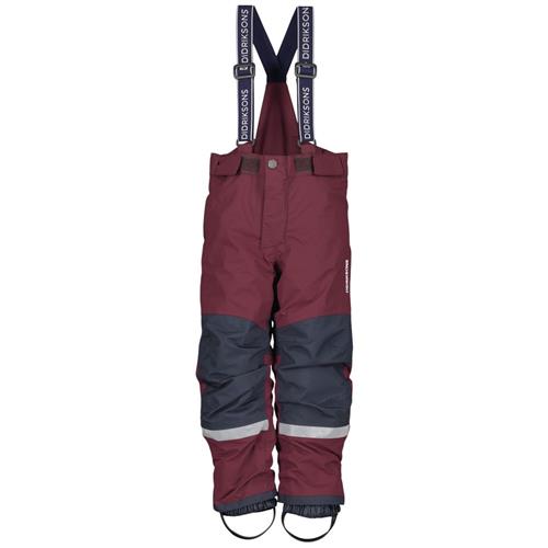 Se Didriksons Idre Ski Pants Rusty Wine | Rød | 90 cm ved Babyshop