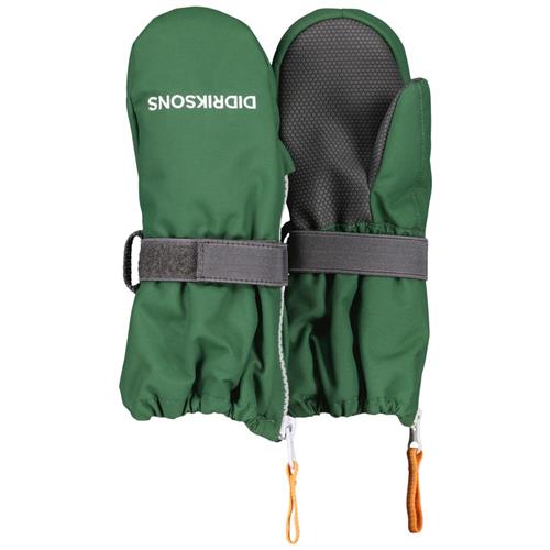 Se Didriksons Biggles Ski Gloves Pine Green | Grønn | 0-2 years ved Babyshop