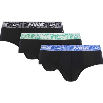 Nike 9P Cotton Stretch Briefs Flerfarvet-2 bomuld Small Herre