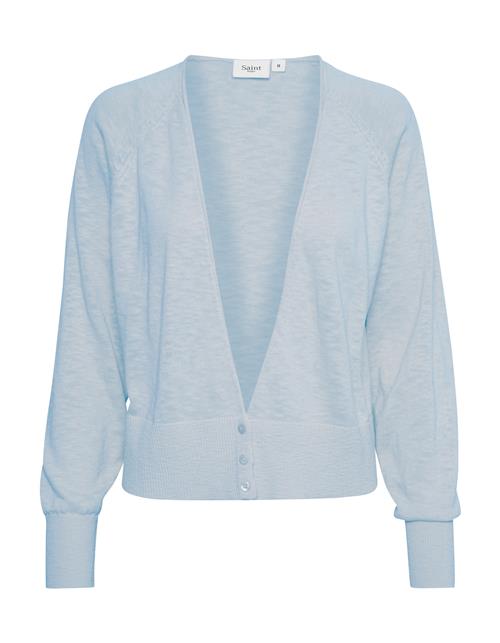 Se SAINT TROPEZ Cardigan 'Umay'  lyseblå ved About You