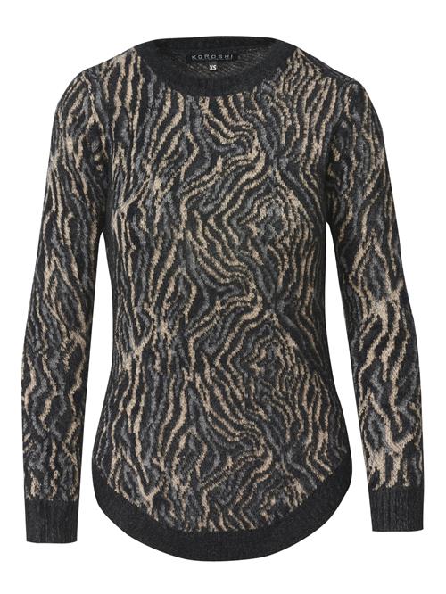 Se KOROSHI Pullover  beige-meleret / grå-meleret / sort ved About You