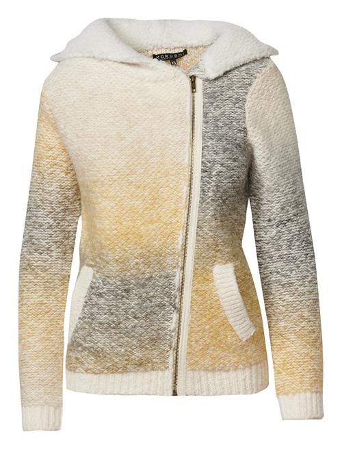 Se KOROSHI Cardigan  gul / grå / offwhite ved About You