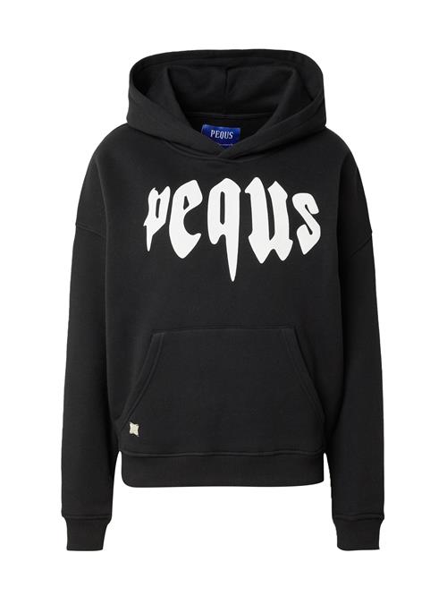 Pequs Sweatshirt  sort / hvid