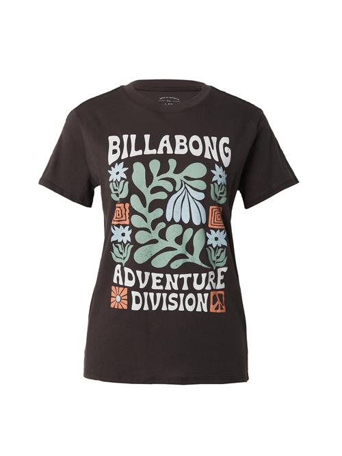 BILLABONG Funktionsbluse  grøn / orange / sort / hvid