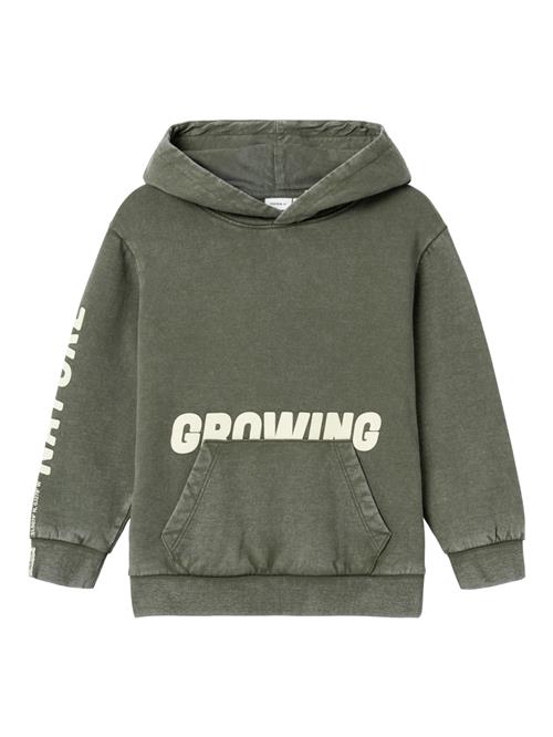 Se NAME IT Sweatshirt 'NKMOSIVAS'  gran / uldhvid ved About You