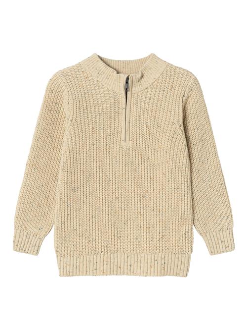 NAME IT Pullover 'Nesalle'  beige / blå / karamel