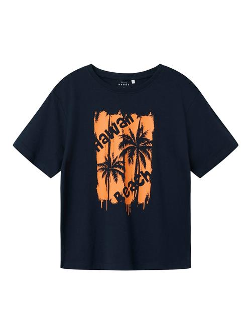 NAME IT Shirts 'VAGNO'  navy / orange