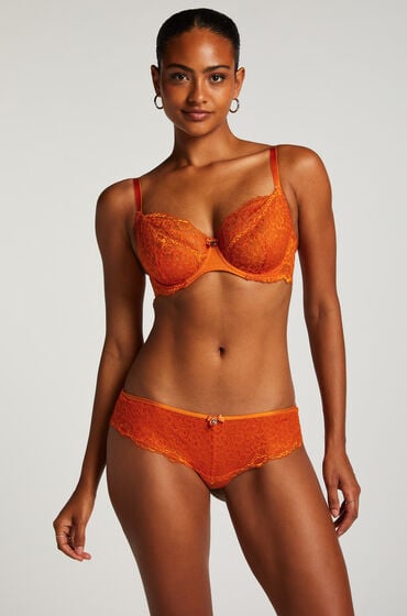 Hunkemöller Brasiliansk trusse Marine Orange