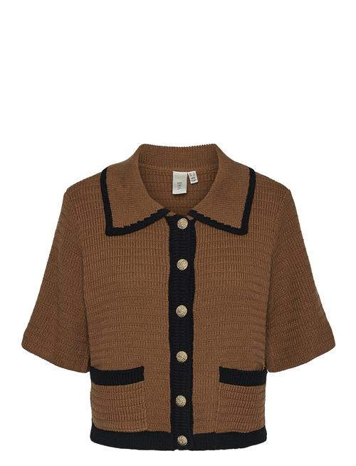 YAS Yaskloma Ss Knit Cardigan S. YAS Brown