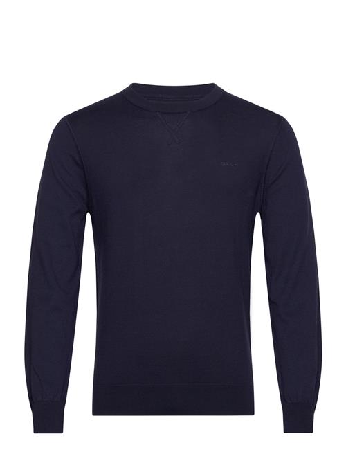 GANT Fine Cotton C-Neck GANT Blue