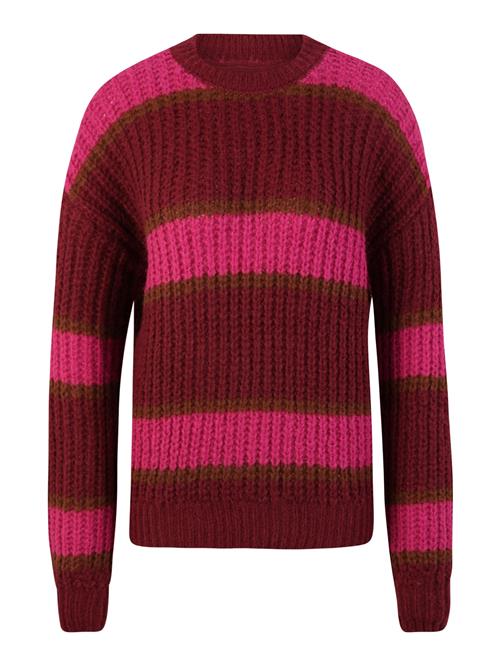 Se Noisy may Pullover 'ADELE'  brun / pink / vinrød ved About You