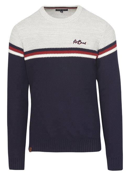 KOROSHI Pullover  navy / mørkerød / hvid