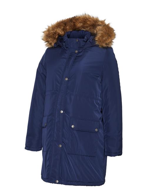 Se MAMALICIOUS Vinterparka 'Macy'  navy ved About You