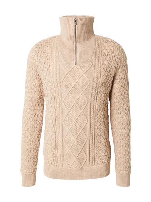 JACK & JONES Pullover 'JPRBLUNORTH'  beige-meleret