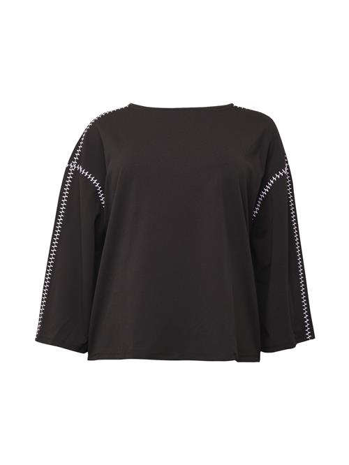 Vero Moda Curve Shirts 'VALENTINA'  sort / hvid