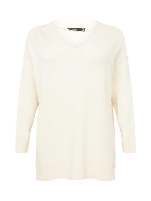 Vero Moda Curve Pullover i overstørrelse 'Gold Pink'  elfenben