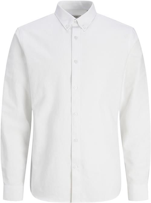 JJ-REBEL Jreboscar Shirt LS Noos Kvinde White Skjorter Str S - hos Magasin