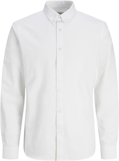 Se JJ-REBEL Jreboscar Shirt LS Noos Kvinde White Skjorter Str XXL - hos Magasin ved Magasin