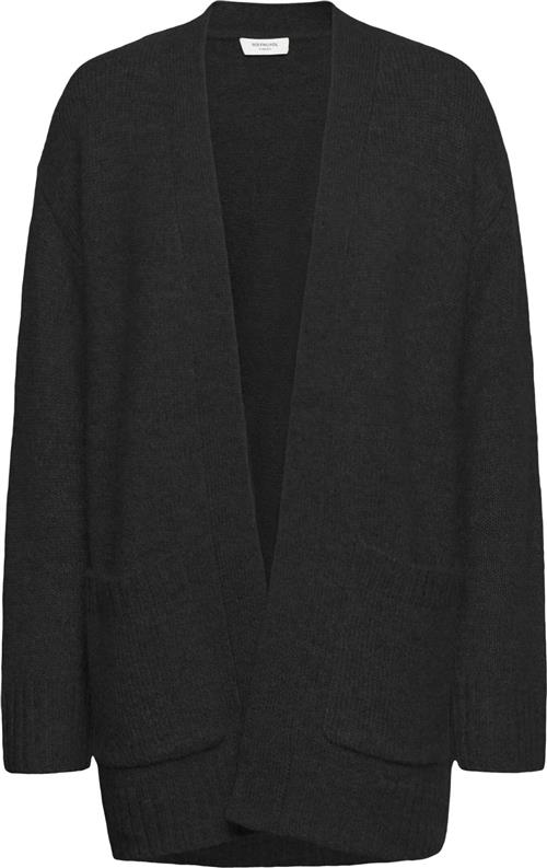 Rosemunde Long Knit Cardigan Kvinde Sort Cardigans Str L - hos Magasin